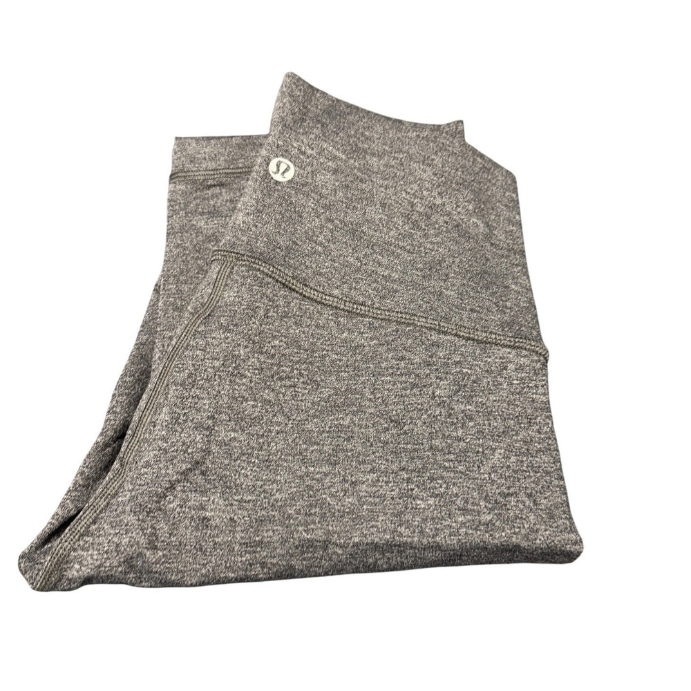 Lululemon Leggings Womens 4 Wunder Under Gray Special Edition Tech Mesh Full